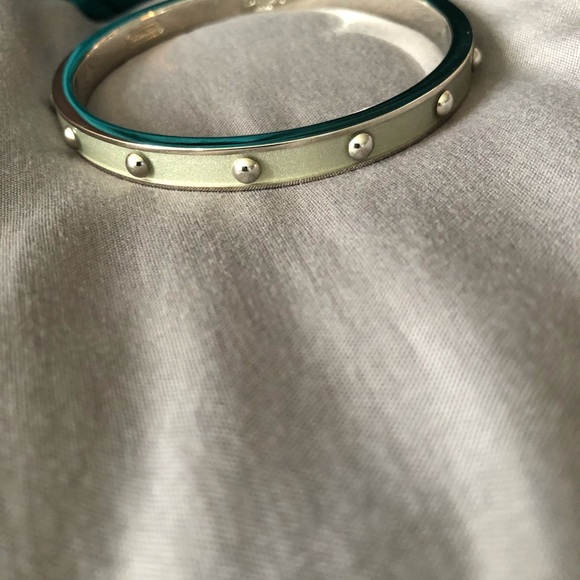 Authentic Coach Slim Silver Metallic Bracelet - Picture 5 of 7